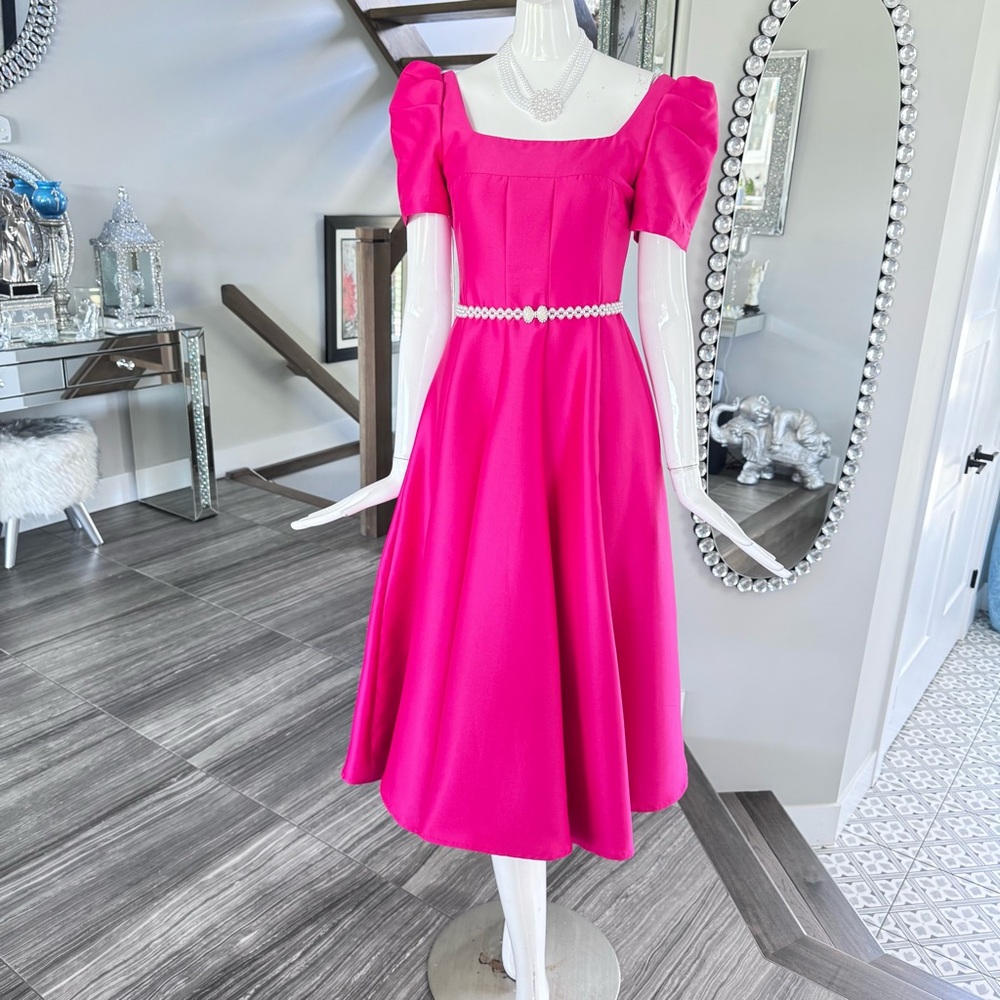 NWOT 🩷 Vibrant Fuchsia/Pink Sweater Knit Dress. - Picture 17 of 17